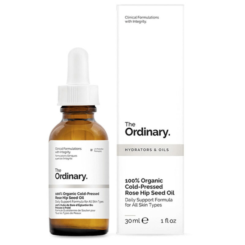 The Ordinary 100% Organic Cold-Pressed Rose Hip Seed Oil 30ml (Hydrates and supports healthy skin)