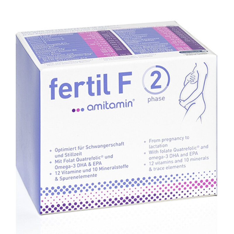 amitamin® fertil F phase 2- Prenatal Formula Designed for Women During Pregnancy and Lactation (30 Days’ Supply)
