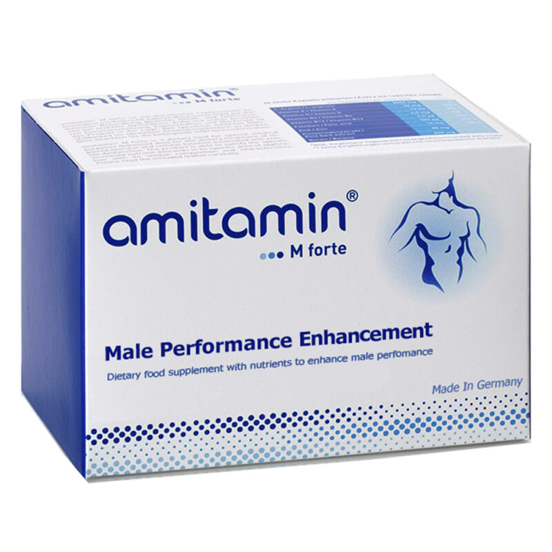 amitamin® M forte-Award Winning Formula To Enhance Male Performance-Made in Germany (30 Days Supply)
