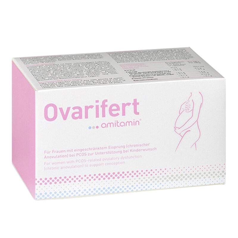 amitamin® Ovarifert- Advanced PCOS Treatment & Fertility Support Formula -From Germany (30 Days’ Supply)