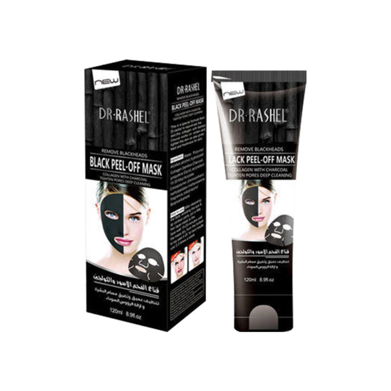 DR-RASHEL Blackhead Remover Black Peel Off Facial Mask Deep Cleaning Acne 120ML