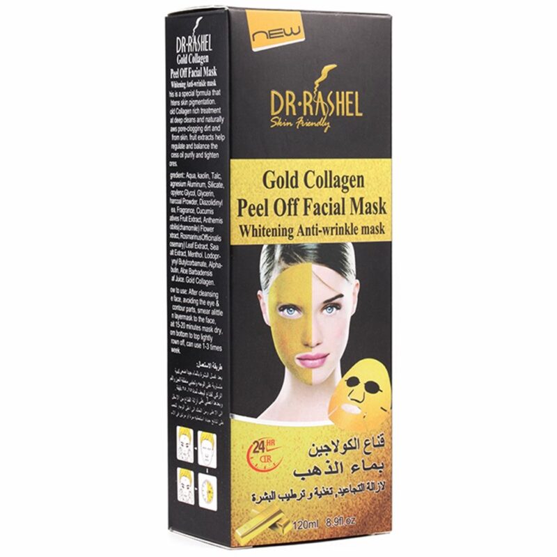 Dr.Rashel 24K Gold Collagen Whitening and Anti Wrinkle Peel off Facial Mask 120ml