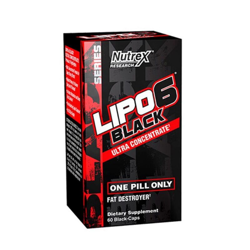 LIPO 6 BLACK ULTRA CONCENTRATE 60 CAPS - Ultra-concentrated super potent fat loss aid to fully assist your body in burning off fat.