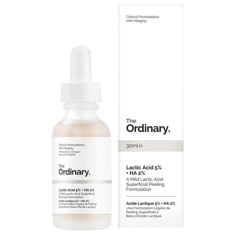 The Ordinary Lactic Acid 5% + HA A mild lactic acid superficial peeling formulation 30ml