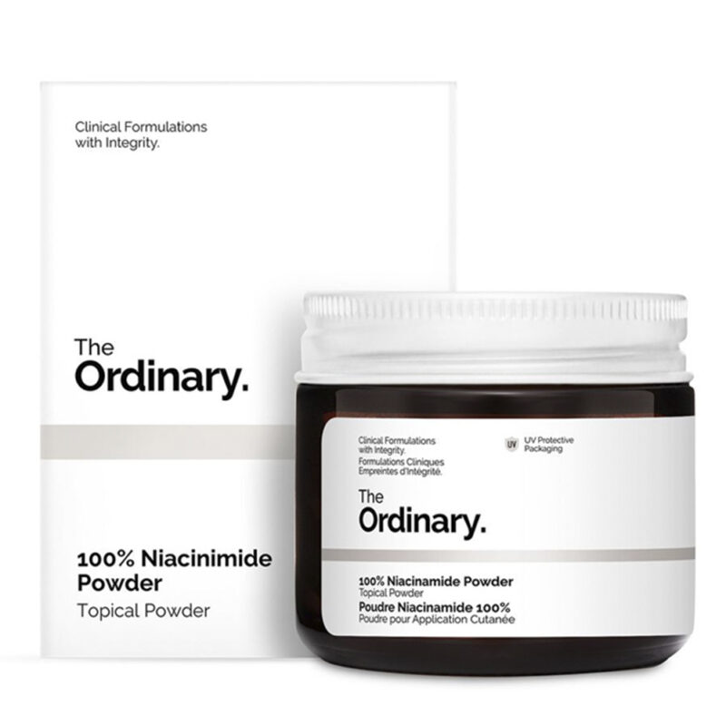 The Ordinary 100% Niacinamide Powder 80g(Brightening, shiny skin, shrink pores and even skin tone )