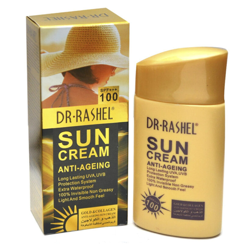 DR Rashel Gold Collagen Anti Aging and whitening Sun Cream SPF 100 80g