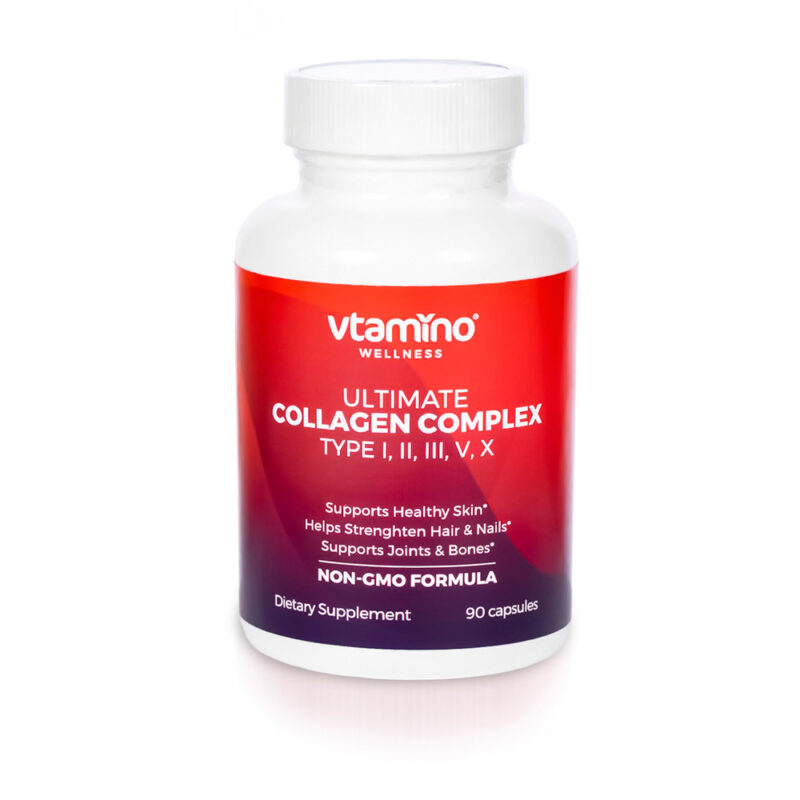 Vtamino Ultimate Collagen Complex-Supports Joints, Hair, Nail & Skin (45 Days Supply)