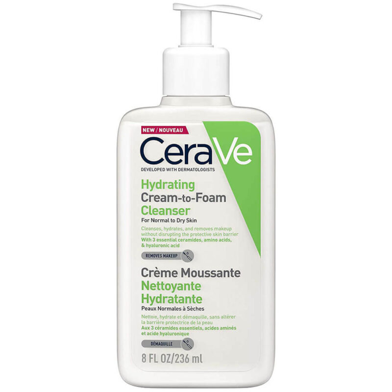 CeraVe Cream to Foam Cleanser 236ml ( Normal to dry skin )