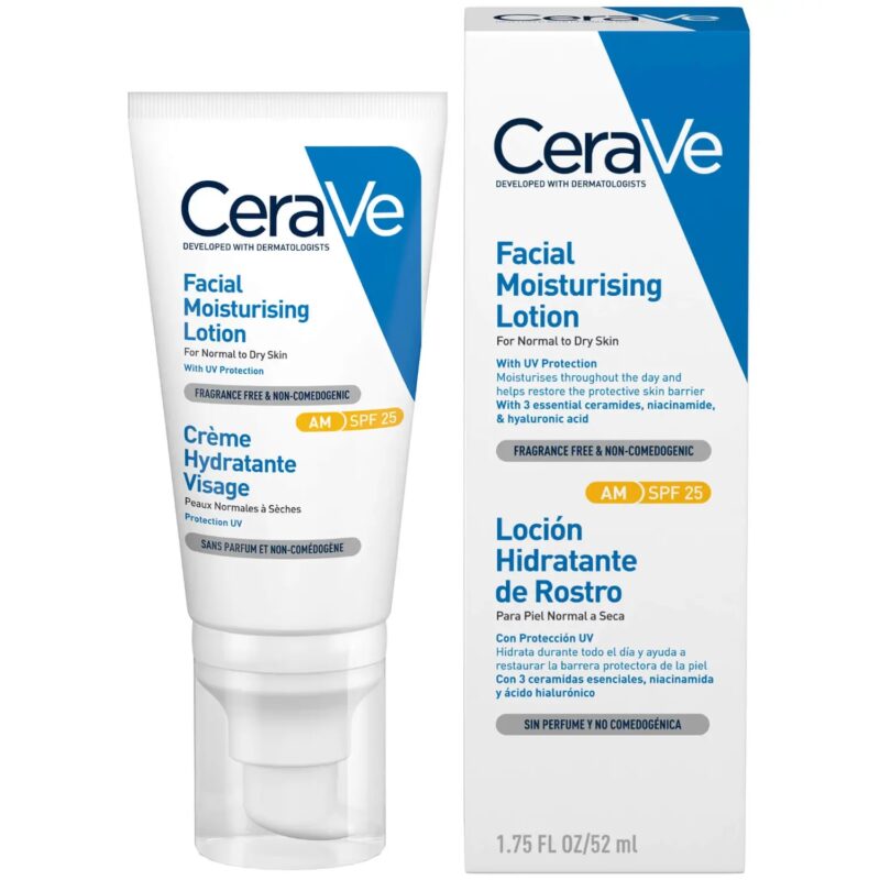 CeraVe Facial Moisturising Lotion SPF 25 52ml (Normal to dry skin )