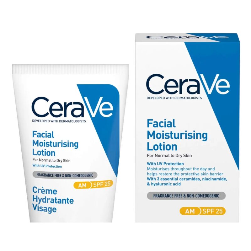 CeraVe Facial Moisturising Lotion SPF 25 52ml (Normal to dry skin ) - Image 3