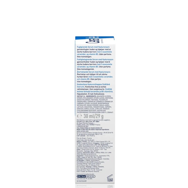 CeraVe Hyaluronic Acid Serum 30ml (Lasting & cooling hydration to the skin ) - Image 2
