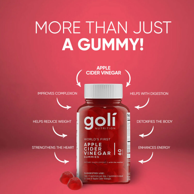 Goli Apple Cider Vinegar - 60 Gummies - Image 2