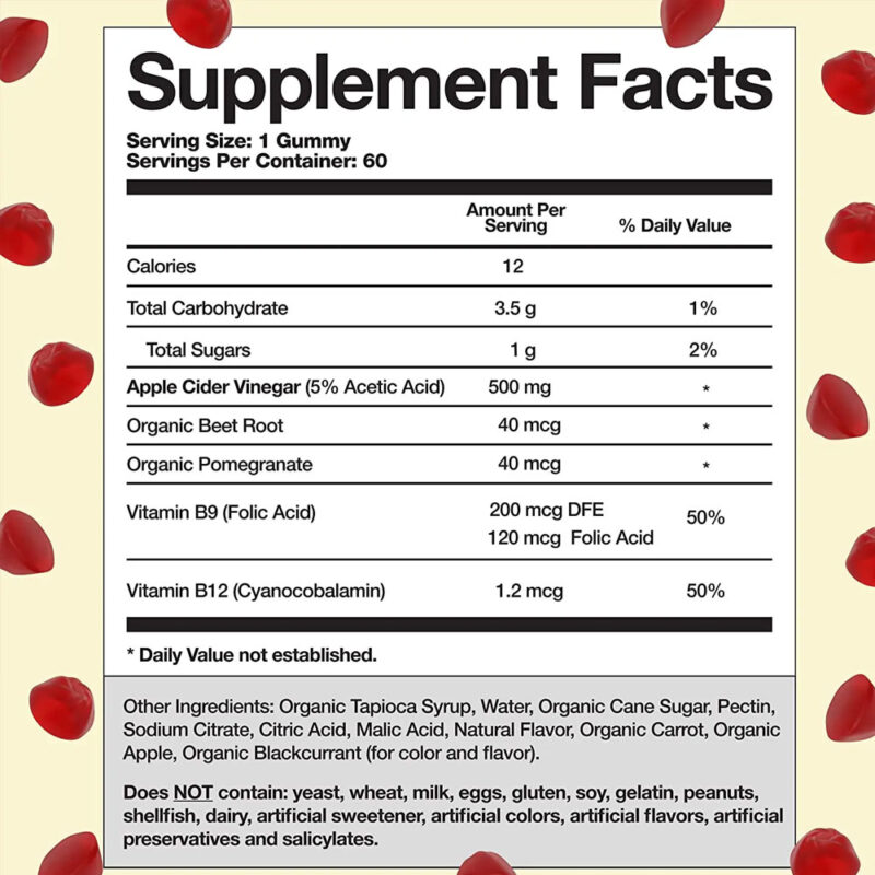 Goli Apple Cider Vinegar - 30 Gummies - Image 2