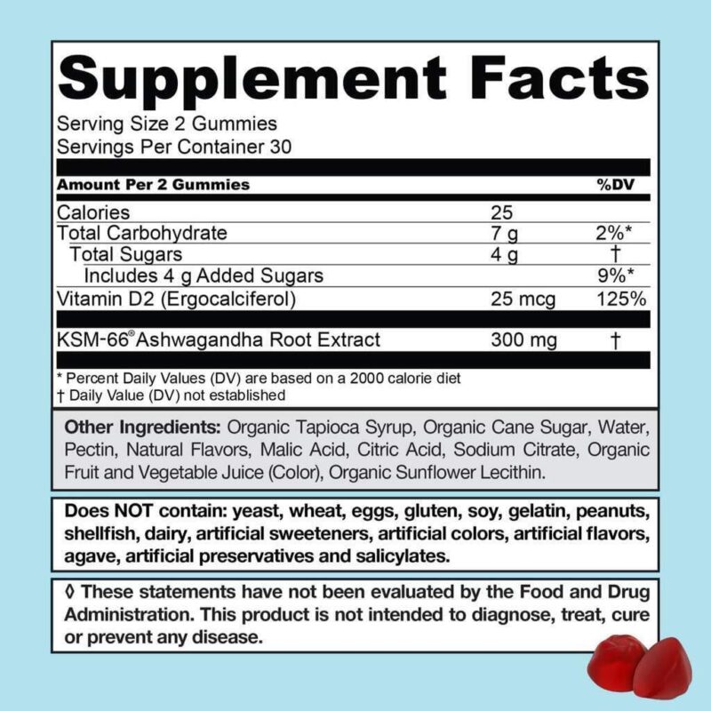 Goli Ashwagandha - 30 Gummies - Image 2