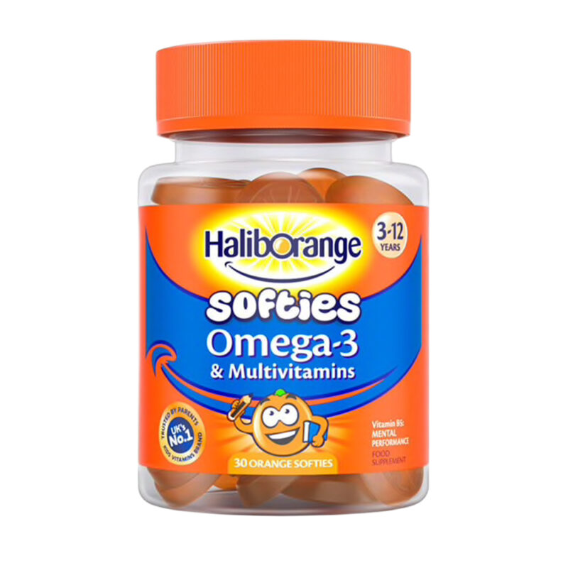 Haliborange Omega-3 and Multivitamins Softies (Orange Flavour) – 30 Softies