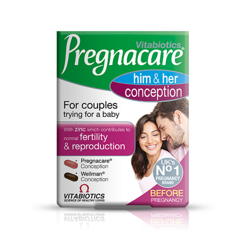 Pregnacare Him & Her Conception Vitabiotics (Male + Female Fertility & Reproduction)