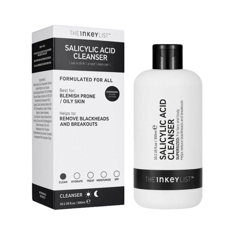 The INKEY List Salicylic Acid Cleanser 150ml (cleanser to cleanse, lifting makeup, dirt and impurities) - Image 2