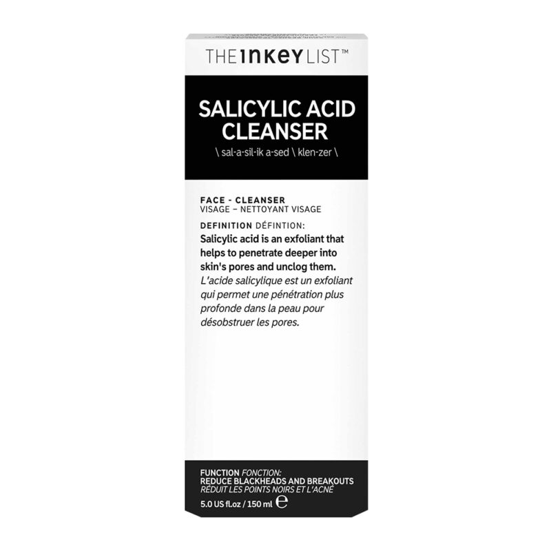 The INKEY List Salicylic Acid Cleanser 150ml (cleanser to cleanse, lifting makeup, dirt and impurities) - Image 3