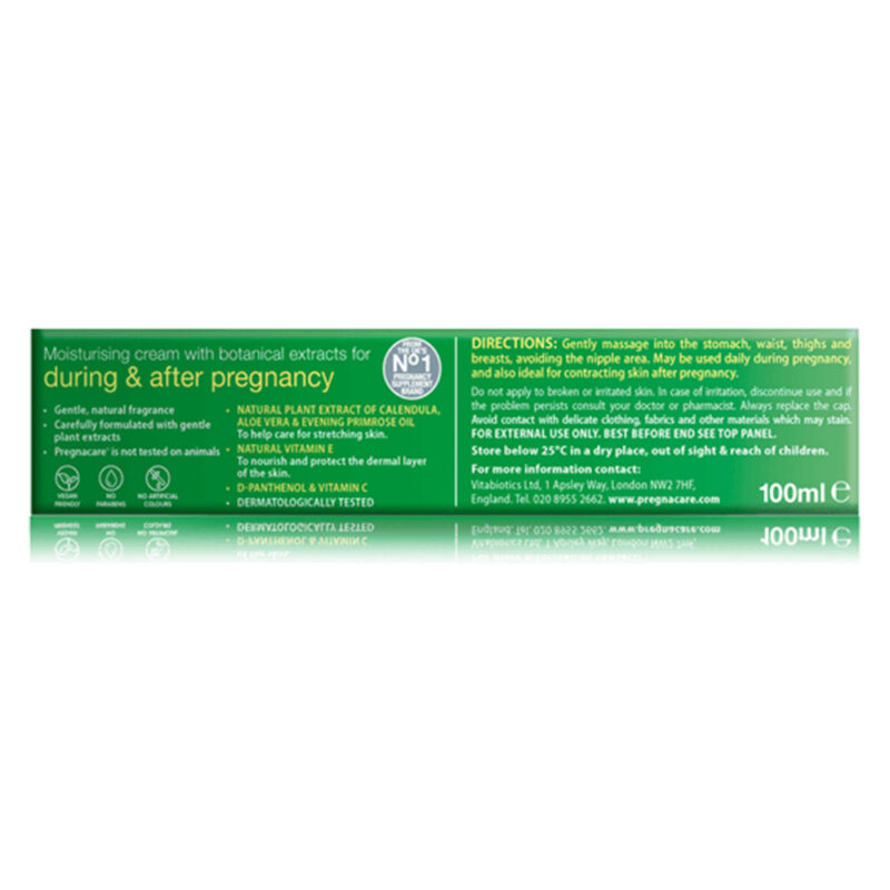 Pregnacare Stretch Mark Cream Vitabiotics (To gently protect stretching skin) - Image 2