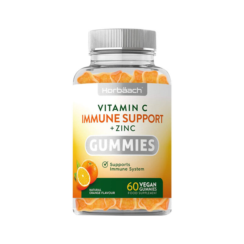Vitamin C & Zinc Vegan Gummies (Immune Support) - 60 Vegan Gummies