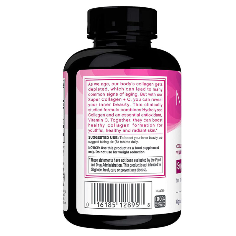 Neocell Super Collagen Plus C - 120 Tablets (for healthy skin, hair, nails & joint support) - Image 2