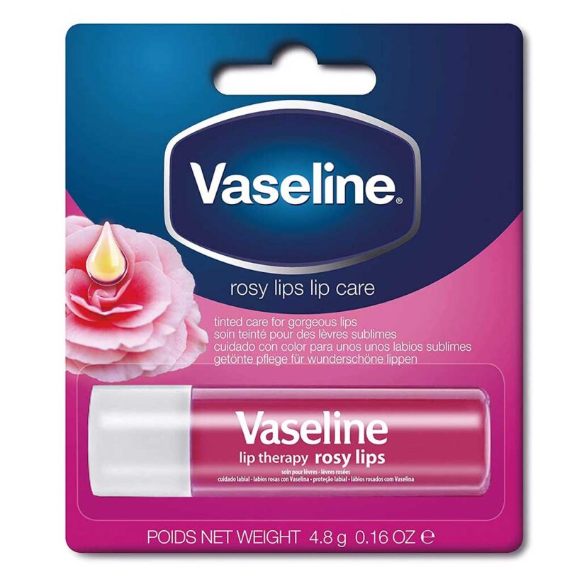 Vaseline Rosy Lips Therapy Balm (Lip balm for soft and glossy lips)