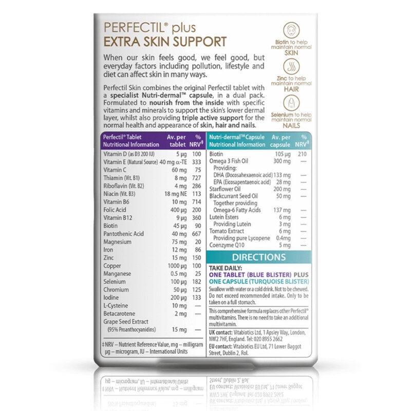 Perfectil Skin Vitabiotics (A patented formula for greater skin support) - Image 2
