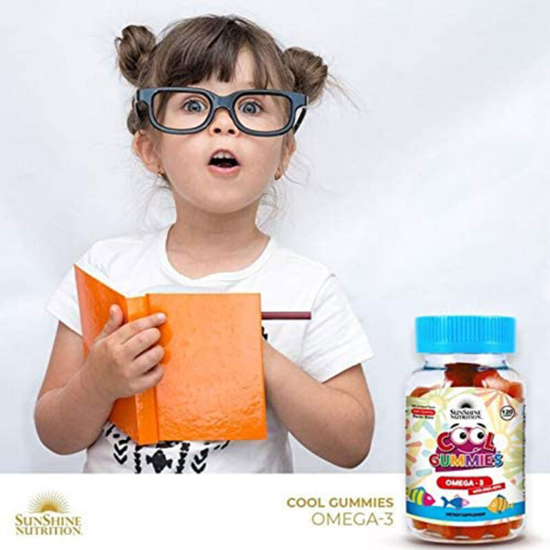Sunshine Nutrition Cool Gummies Kids Omega3 With Dha/Epa 120'S Gummies - Image 2