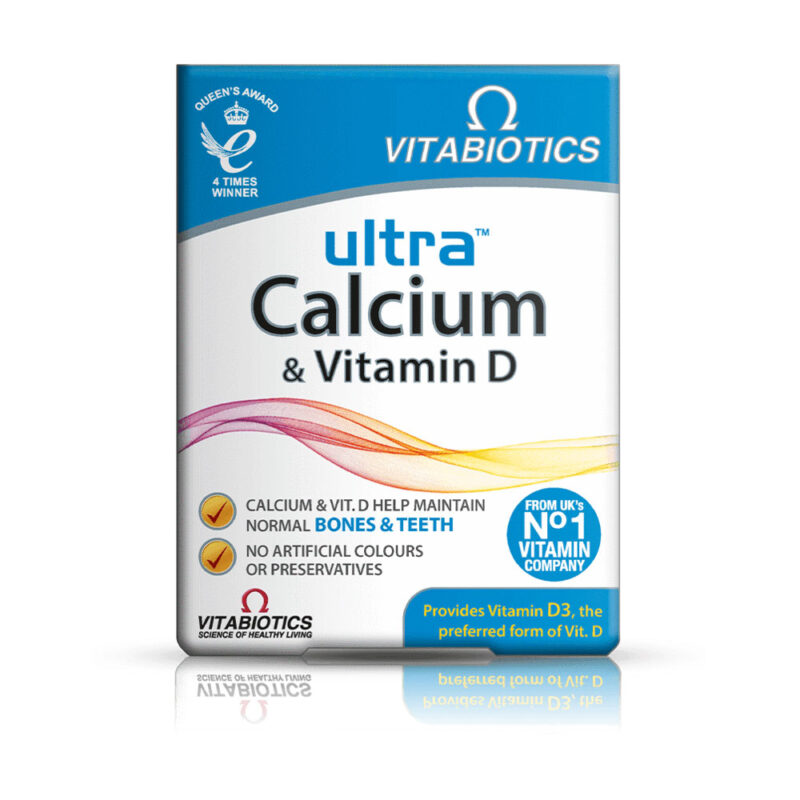 Ultra Calcium & Vitamin D (Contributes to the maintenance of normal bones and teeth)