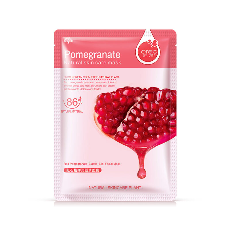 Natural Essence Face Mask 5 Pack Set (Organic Collagen Fruits Facial Sheet Mask) - Image 3