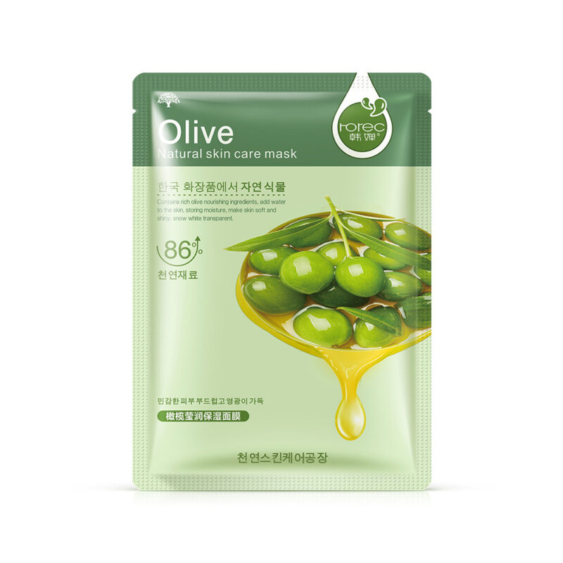Natural Essence Face Mask 5 Pack Set (Organic Collagen Fruits Facial Sheet Mask) - Image 4