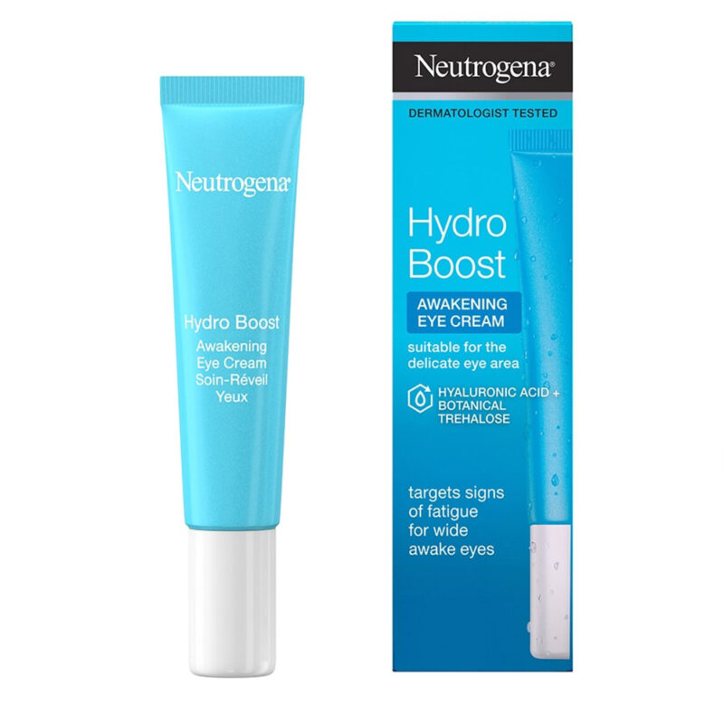 Neutrogena Hydro Boost Awakening Eye Cream 15ml (Designed to provide a refreshing shot of hydration to the eye contour)
