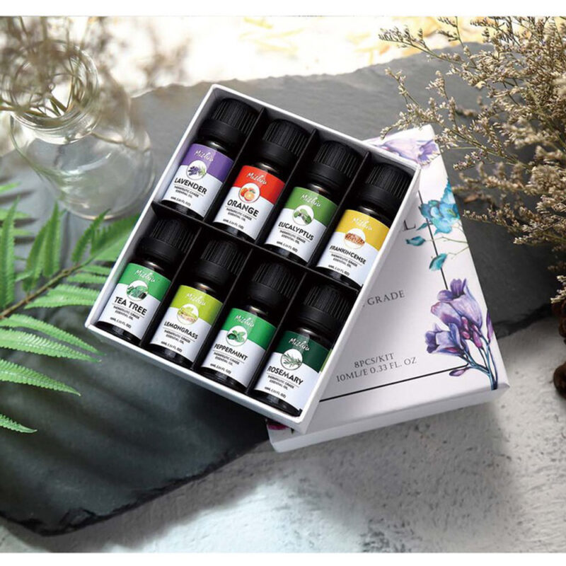 100% Pure Essential Oil Aroma therapy (8pcs Pack) - Image 2