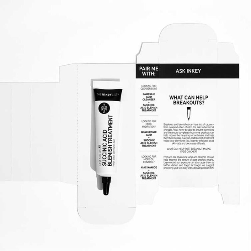 The INKEY List Succinic Acid Blemish Treatment (clear blemishes & unclog pores) - Image 3