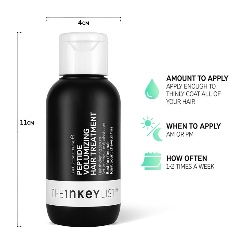 The INKEY List Peptide Volumizing Hair Treatment 50ml ( boosts hair volume from the inside out) - Image 2