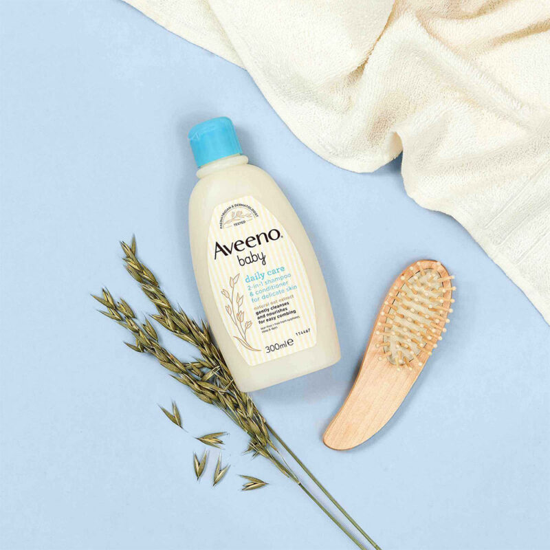 Aveeno Baby daily care 2-in-1 shampoo & conditioner 300ml(Gently cleanses and nourishes for easy combing) - Image 3