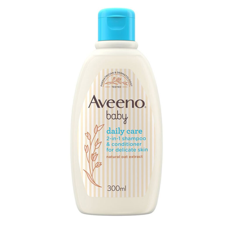 Aveeno Baby daily care 2-in-1 shampoo & conditioner 300ml(Gently cleanses and nourishes for easy combing)