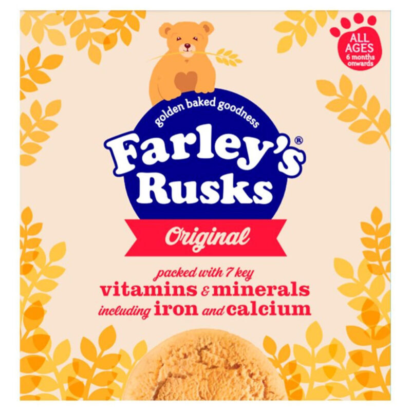 Heinz Original Farley's Rusks Pack 18s (All Ages 6months upwards) 300g