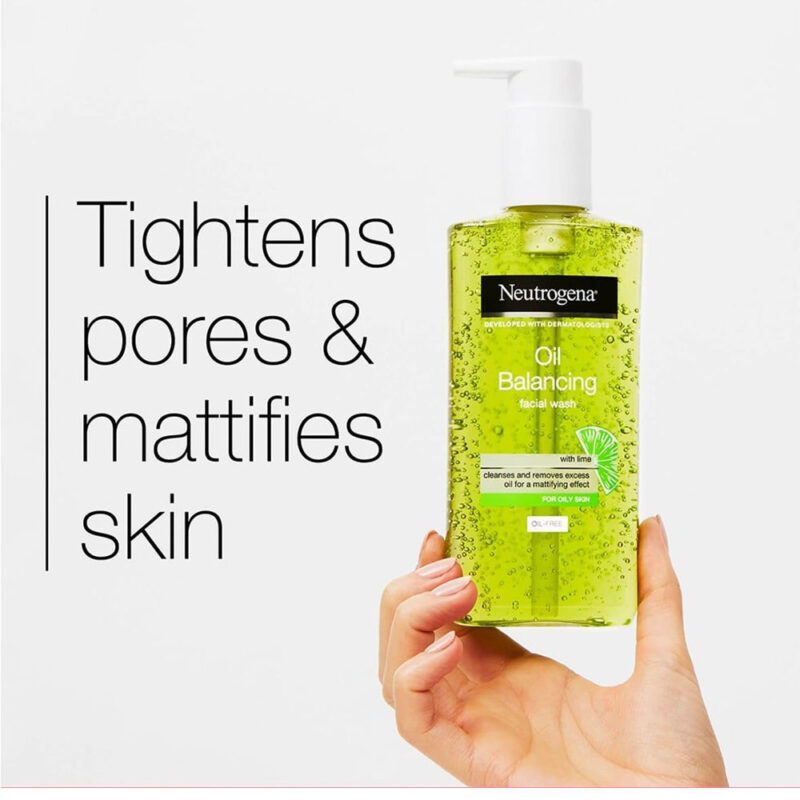 Neutrogena Oil Balancing Facial Wash 200ml (cleanses & removes excess oil to control shine) - Image 2