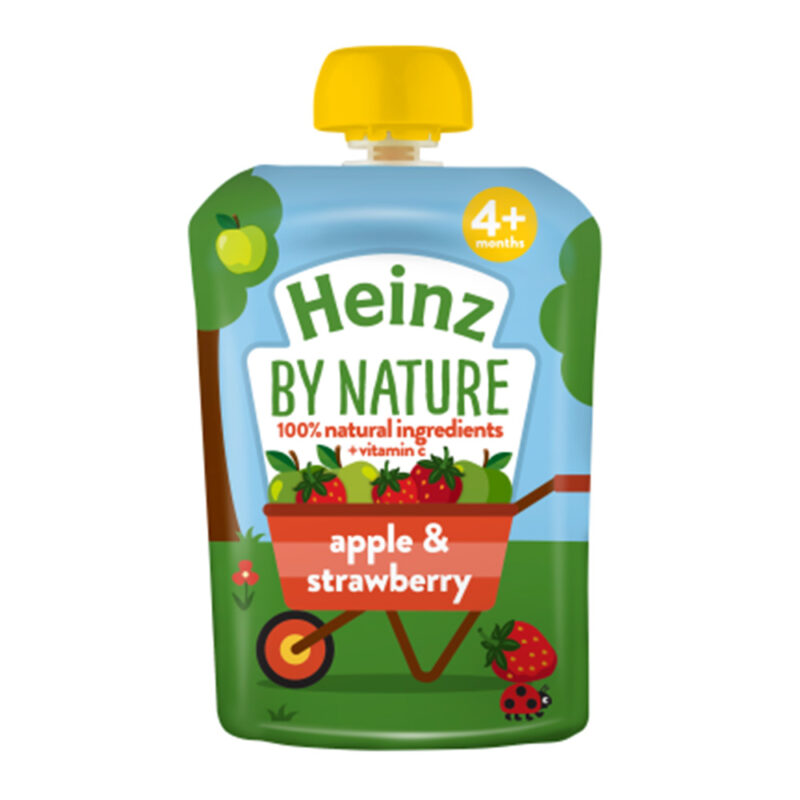 Heinz Apple & Strawberry Puree 100g (4months+ onwards)