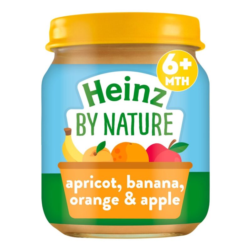 Heinz Apple, Apricot, Banana, Orange & Apple Blend 120g jar (6+ Months onwards)