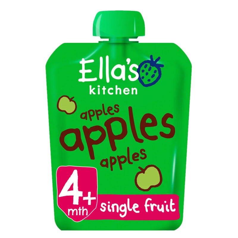 Ella's Kitchen Organic Apples First Tastes Baby Pouch 70g (4 Months Onwards)