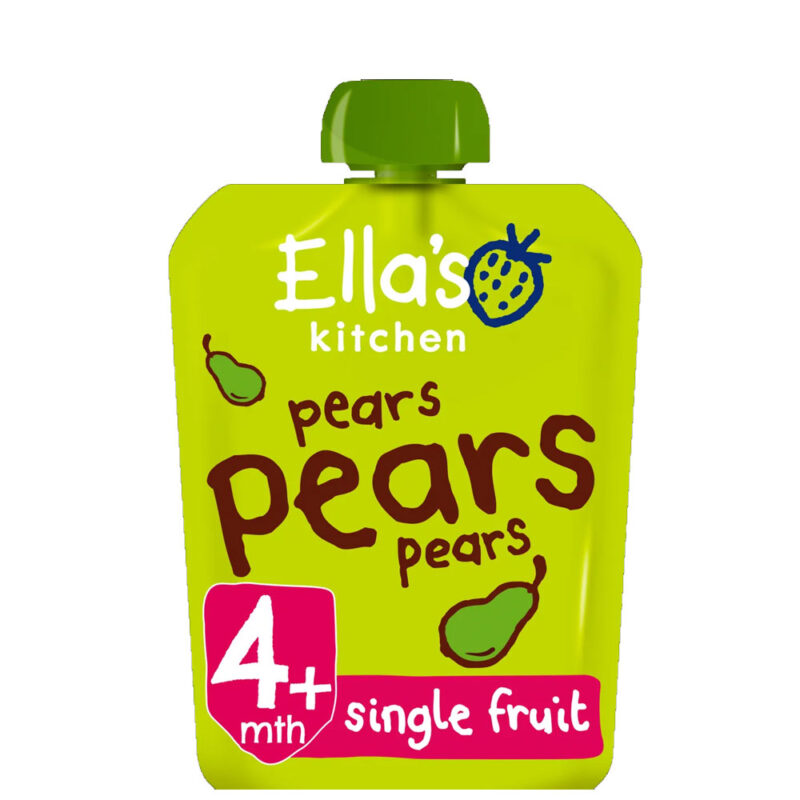 Ella’s Kitchen Organic Pears First Tastes Baby Pouch 70g (4 Months Onwards)