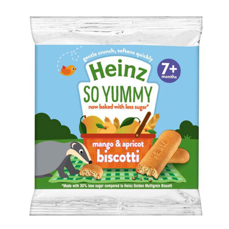 Heinz Mango & Apricot Biscotti Snack 60g (7months Onwards)