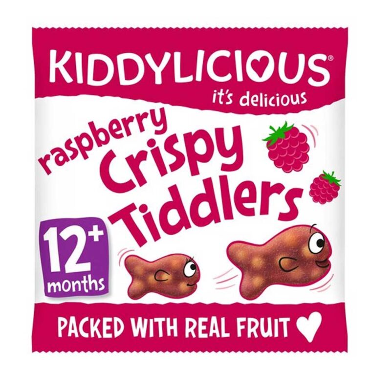 Kiddylicious Raspberry Crispie Tiddlers 12G (12months onwards)