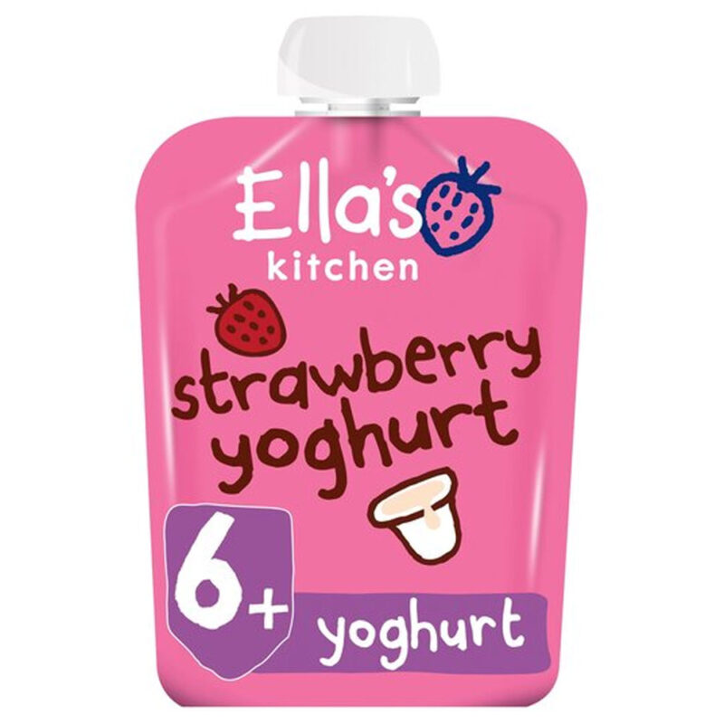 Ella’s Kitchen Organic Strawberry Yoghurt Baby Pouch 90g (6 Months Onwards)
