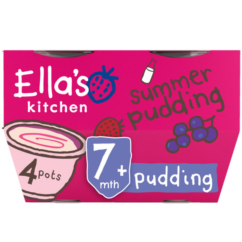 Ella’s Kitchen Summer Pudding 4x80g pack (7Months Onwards)