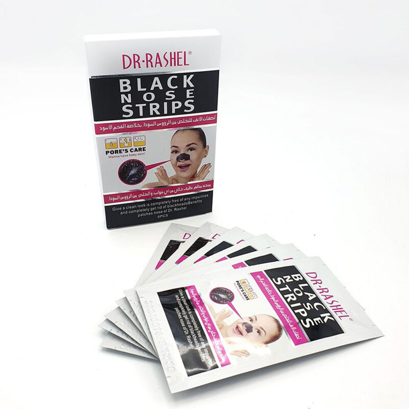 Dr.Rashel Black Nose Strips 6pcs (Remove blackheads effectively)