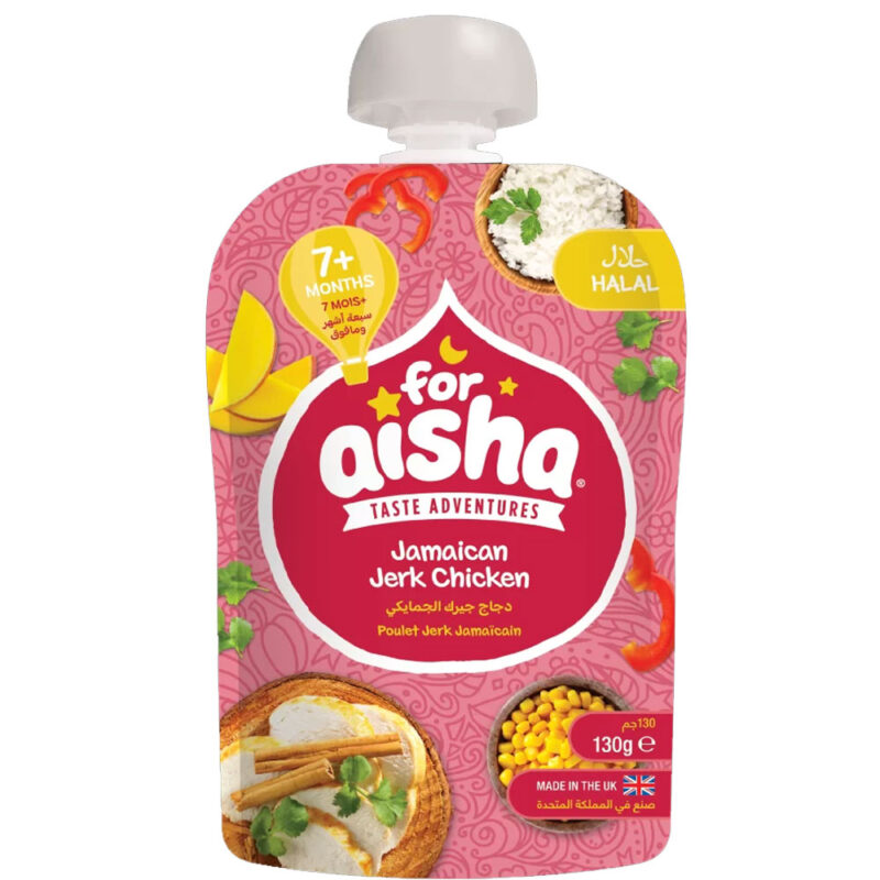 For Aisha Jamaican Jerk Chicken 130g (7 Months Onwards)