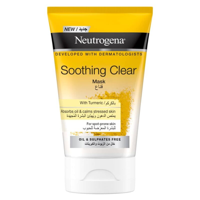 Neutrogena Soothing Clear Mask 50ml (Formulated to absorb pore-clogging oil)
